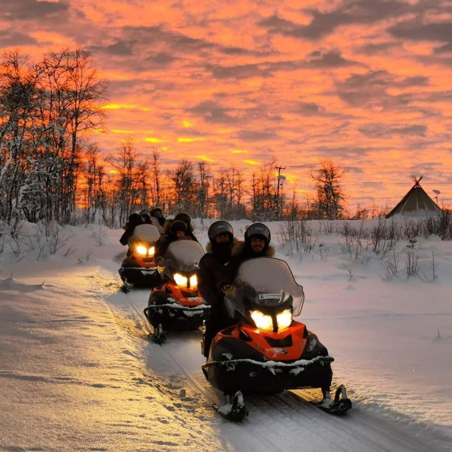 Mattarahkka Northern Light Lodge Kiruna Eksteriør bilde